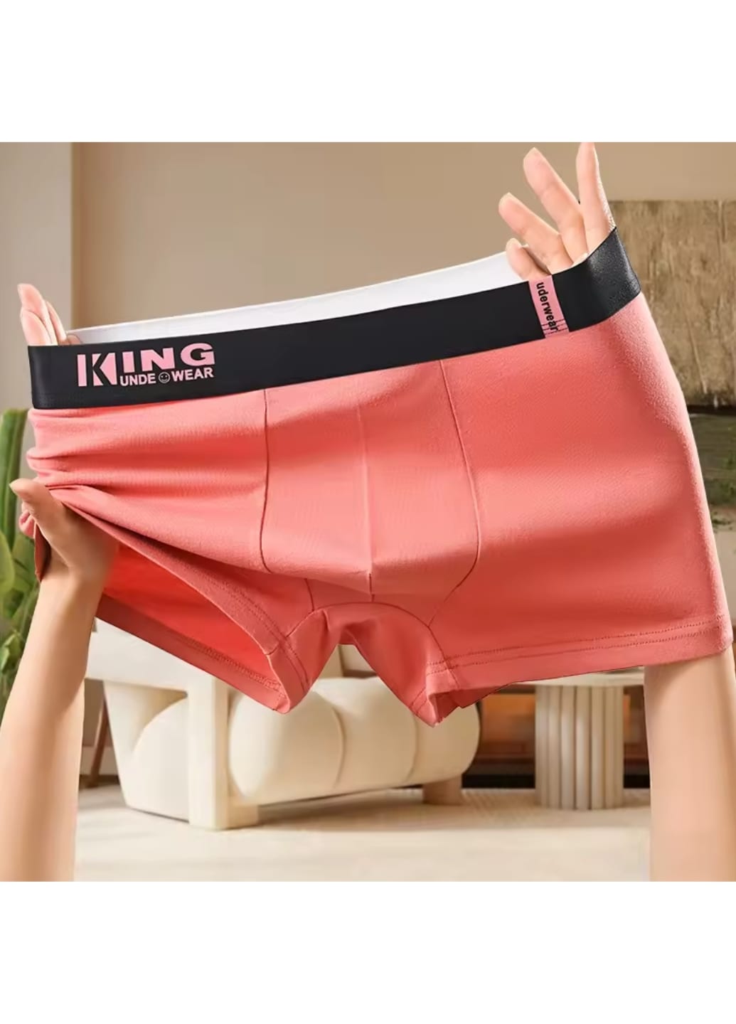 Чоловічі бавовняні труси боксери King Comfort