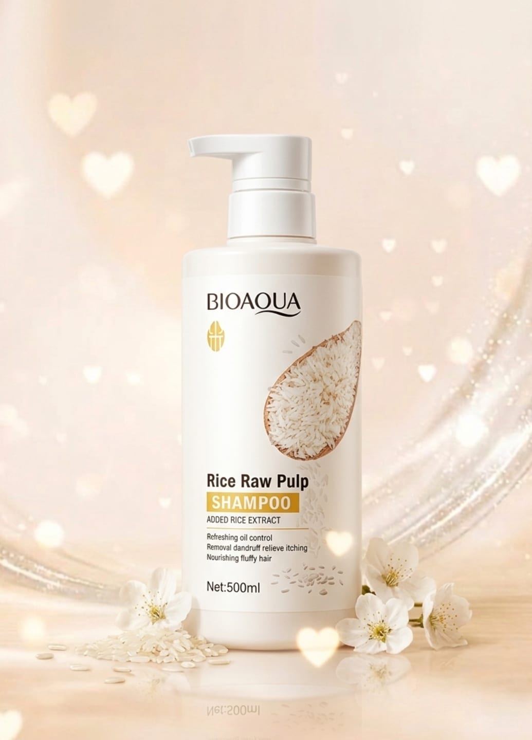 Шампунь для волосся з екстрактом рису Rice Raw Pulp Shampoo