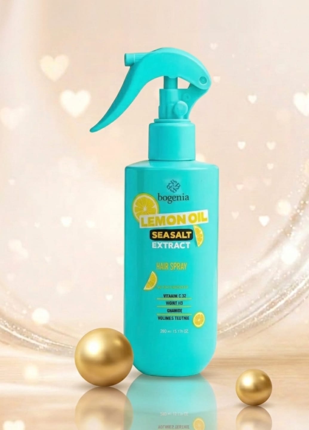 Спрей для волосся з екстрактом морської солі та олією лимона Lemon Oil & Sea Salt Spray BG440 №003