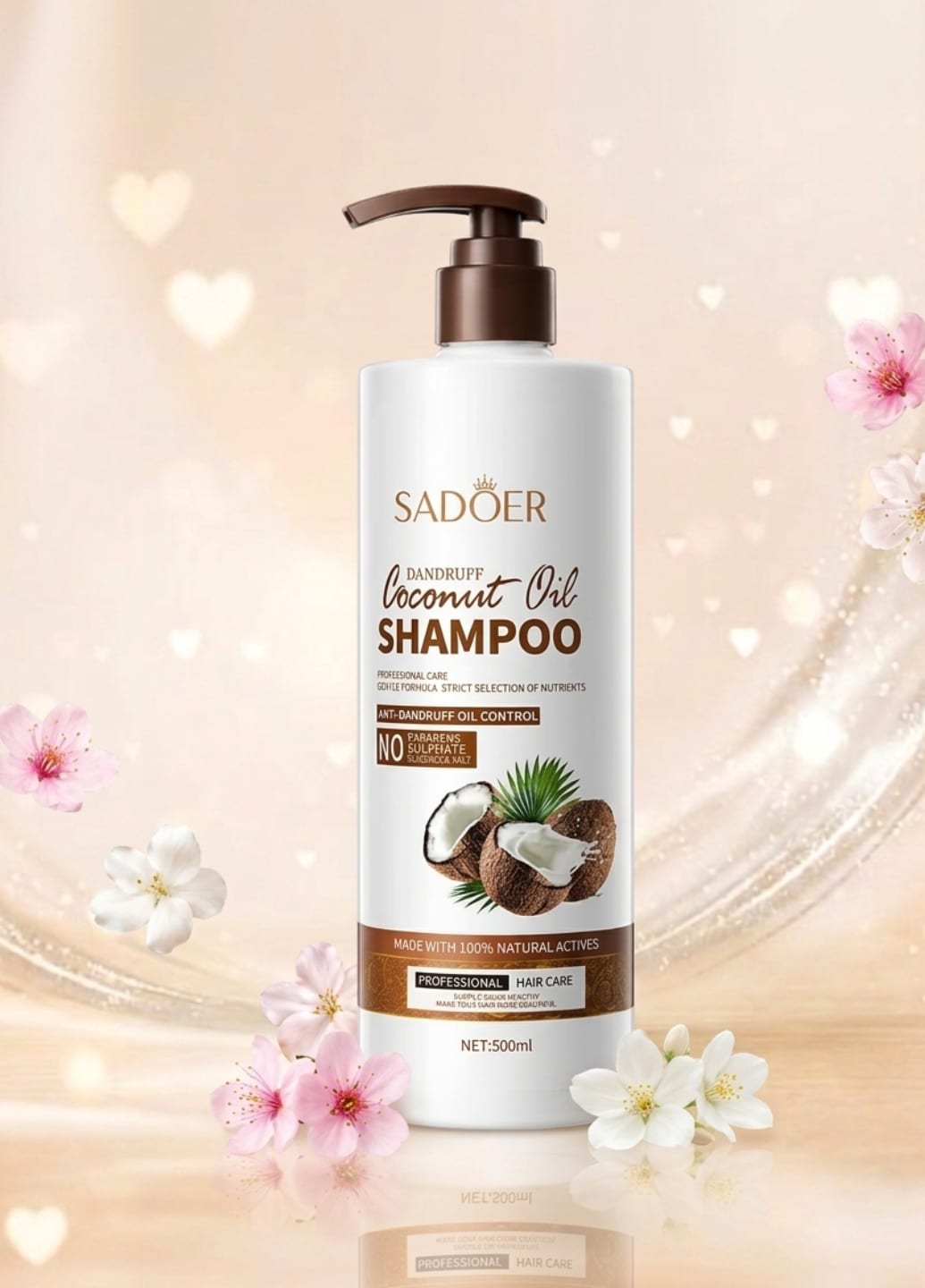 Шампунь проти лупи для нормального та схильного до сухості волосся Coconut Oil Shampoo