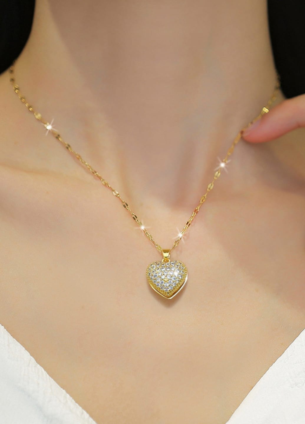 Жіноча підвіска Pearl in Heart