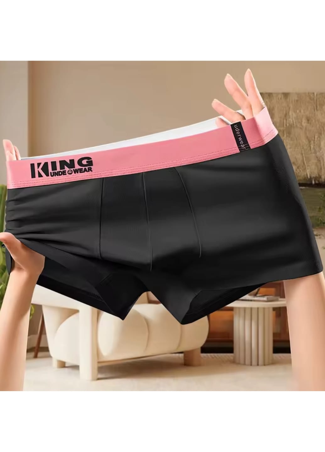 Чоловічі бавовняні труси боксери King Comfort