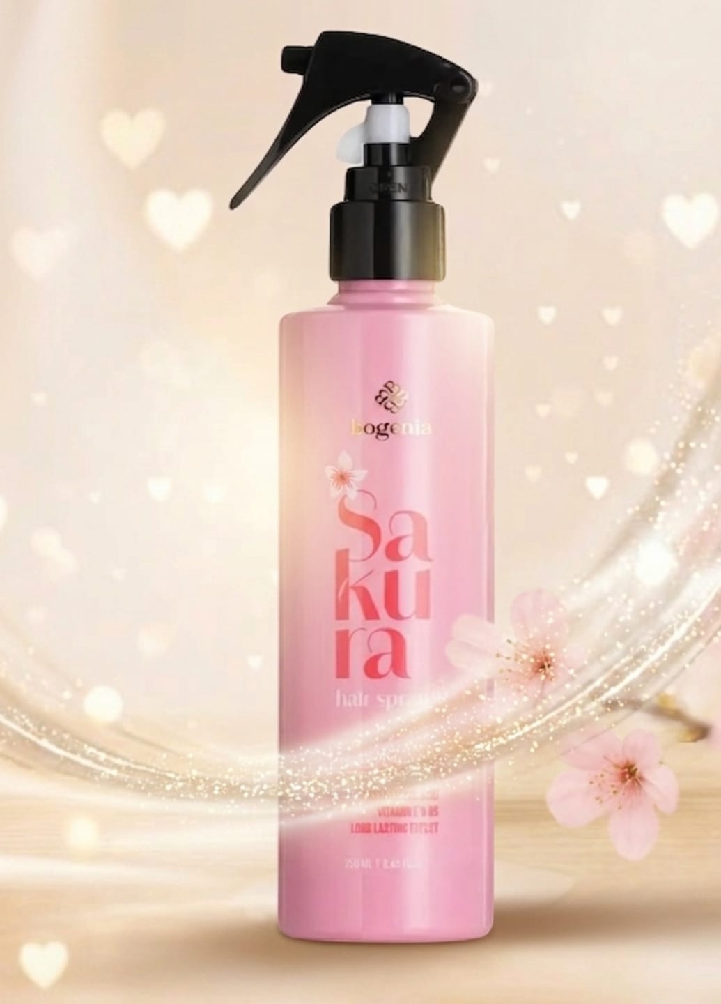 Термозахисний спрей для волосся з екстрактом сакури Sakura Hair Spray BG434 №004