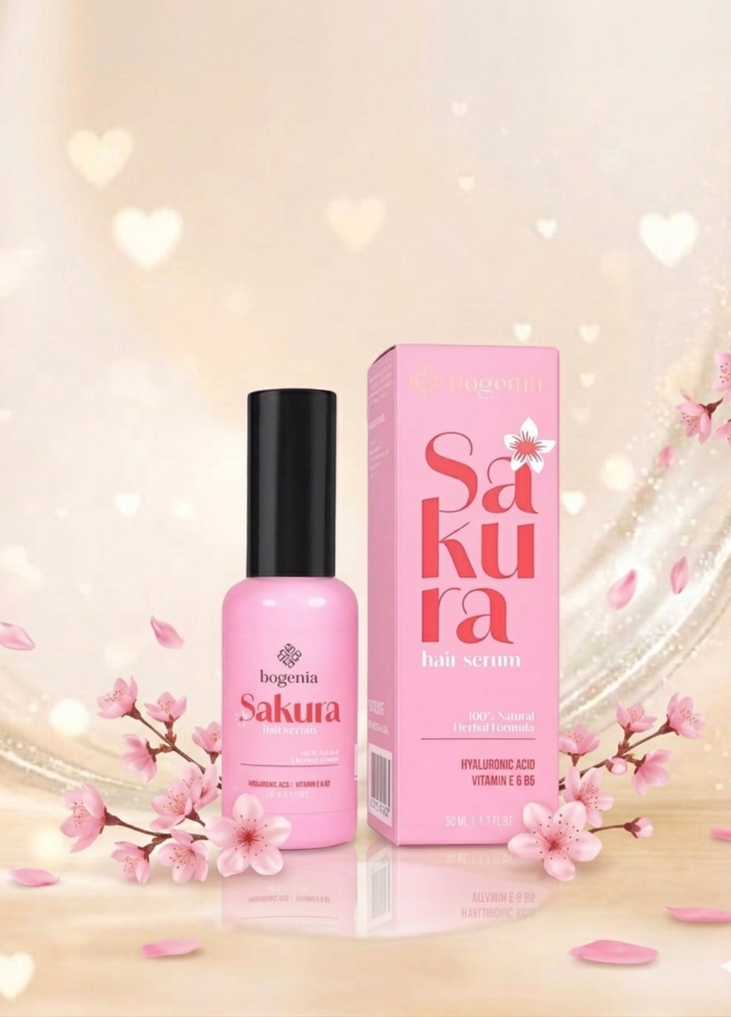 Сироватка для волосся з екстрактом сакури Sakura Hair Serum BG434 №005