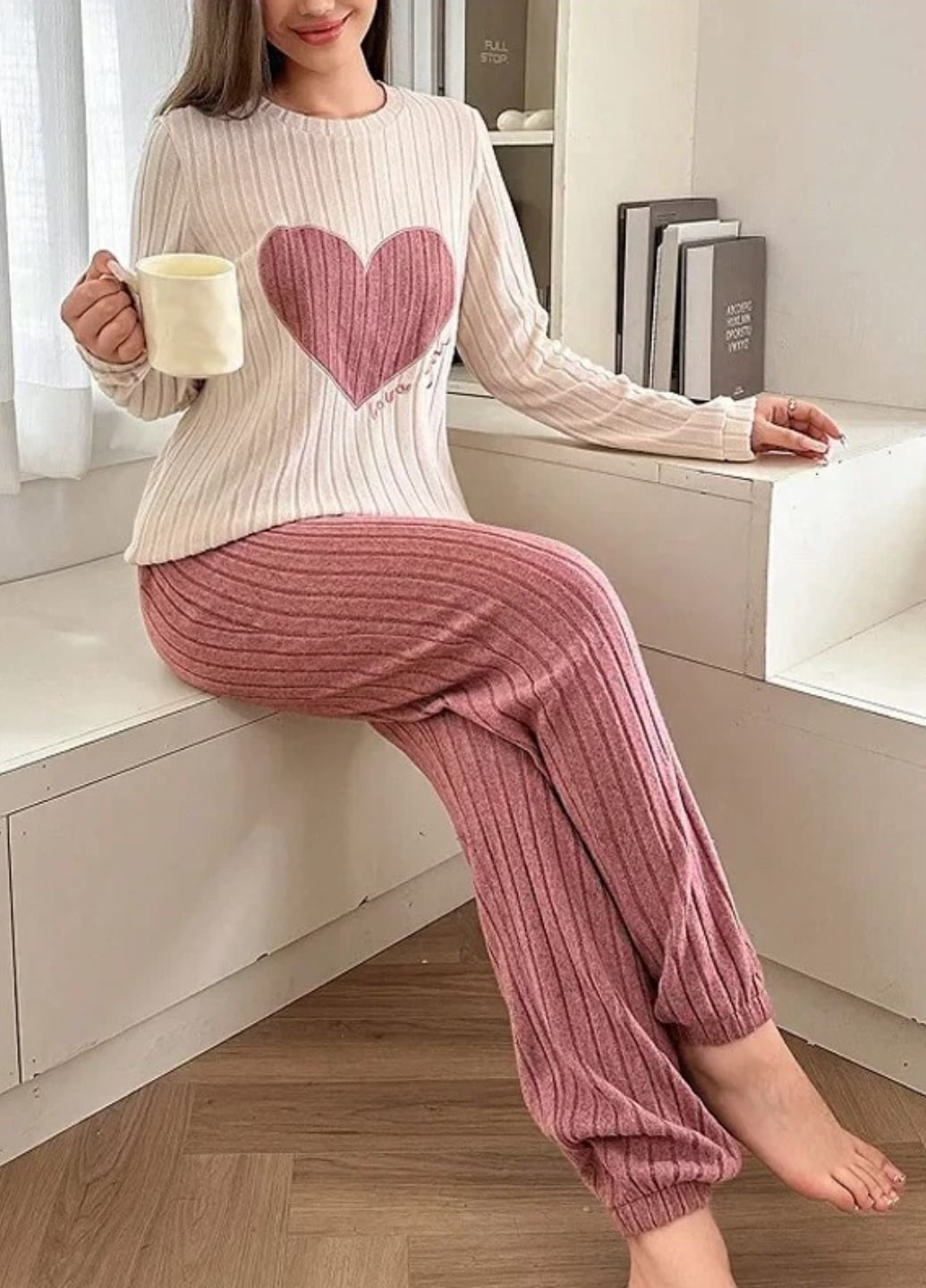 Ніжний домашній костюм піжама Soft Heart