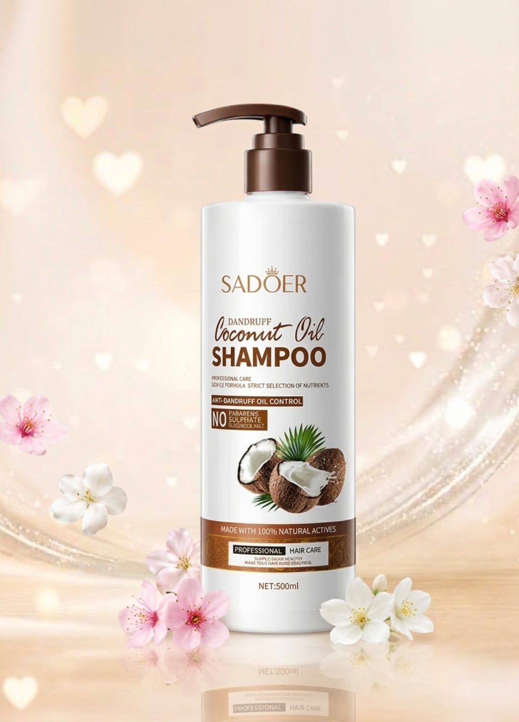 Шампунь проти лупи для нормального та схильного до сухості волосся Coconut Oil Shampoo