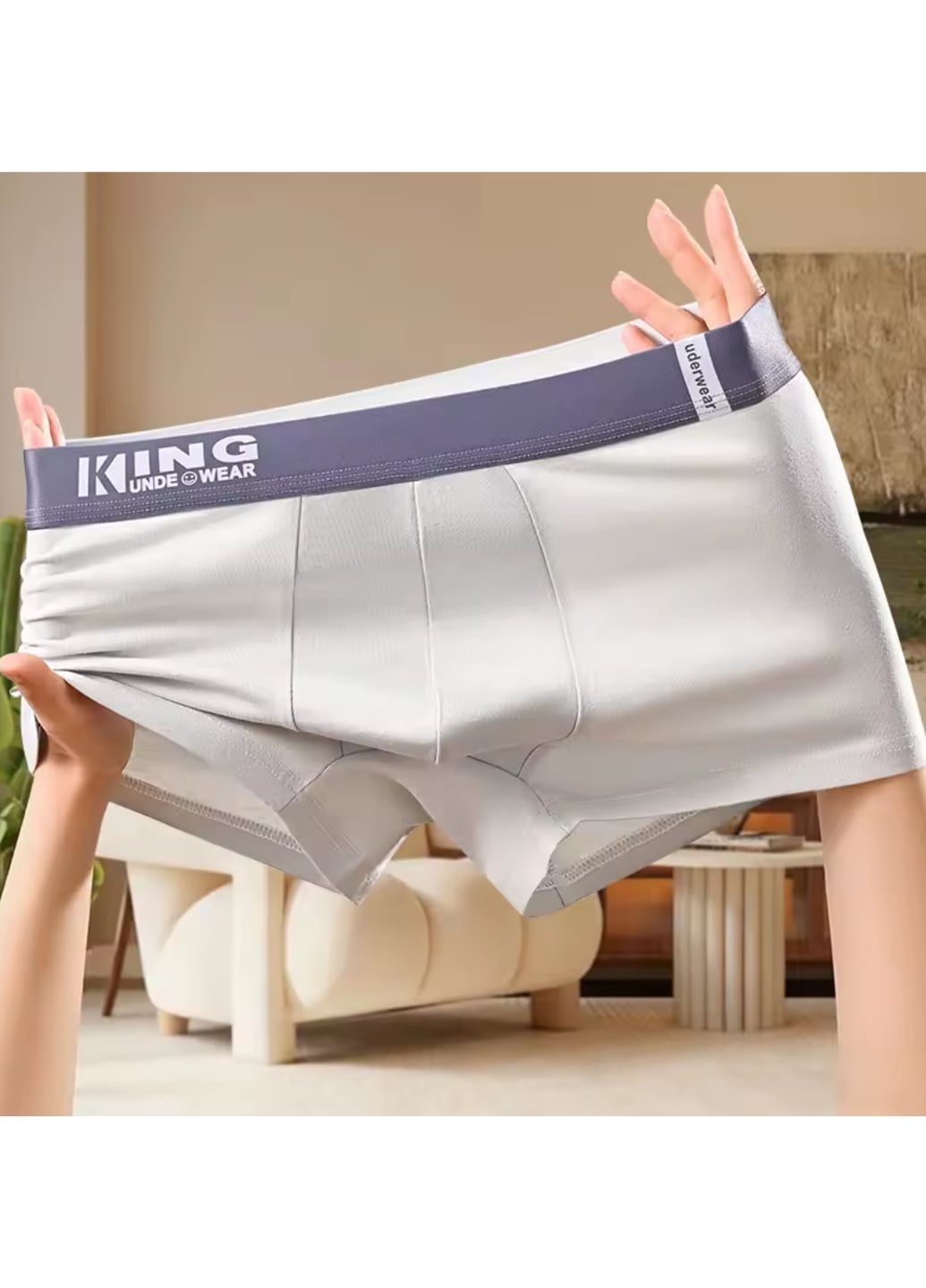 Чоловічі бавовняні труси боксери King Comfort